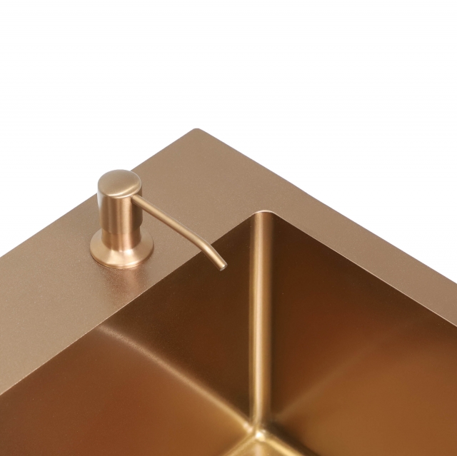 ซิงค์ล้างจาน 2 หลุม ROSEGOLD DB 885/520 สีโรสโกลว์